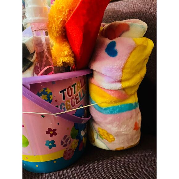 CareBear My Melody Share Bear bundle adorable 50 70 throw Carebear Easter basket - Picture 9 of 9